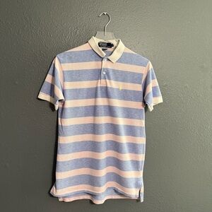 Polo Ralph Lauren Made in the USA 100% Cotton Stripped Polo Size S